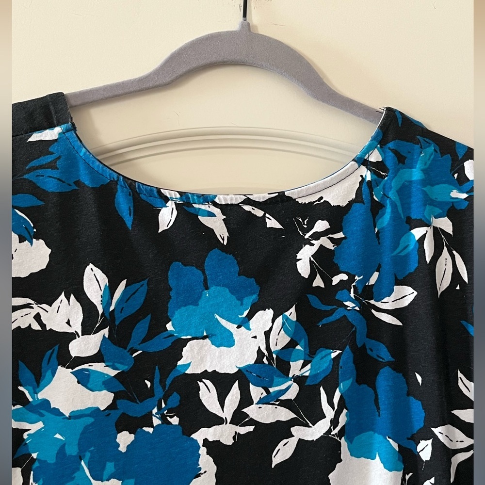 Jessica London Cotton Blend Floral Blouse Women’s size 18/20 - Picture 5 of 15